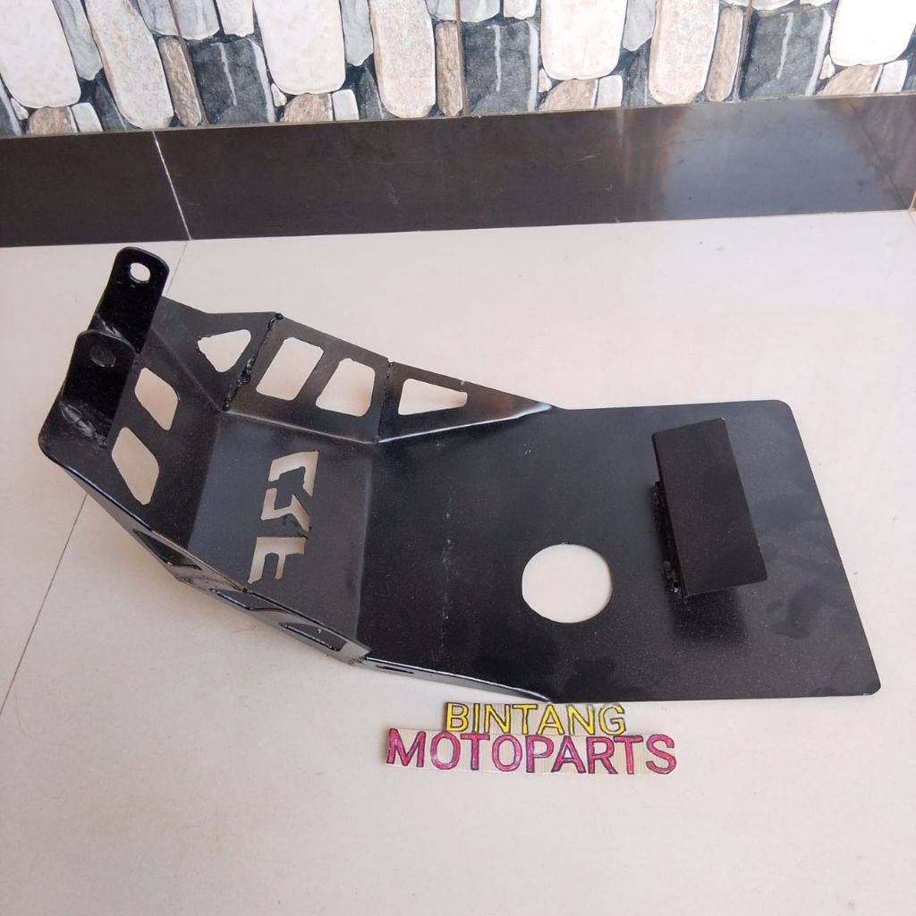 ENGINE GUARD KLX 150 SL DTRACKER PELINDUNG BAWAH MESIN BAHAN BESI/ PELINDUNG