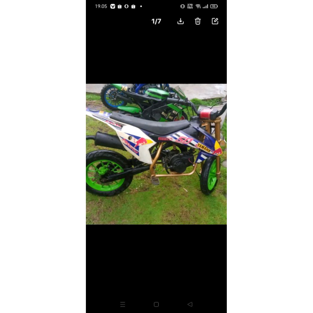 motor mini trail 50ccMinus