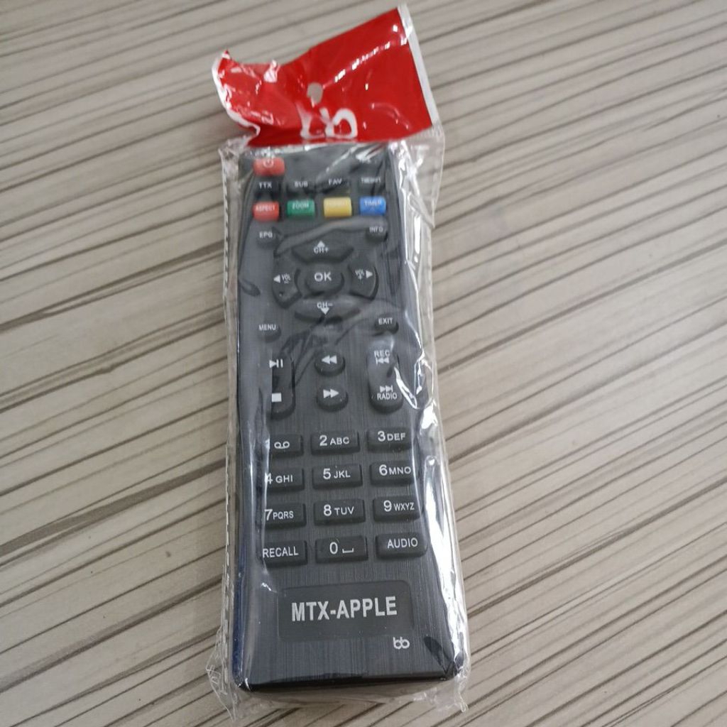 remot untuk set top box matrix garuda, matrix apple merah, matrix apple silver,.matrix burger, matri