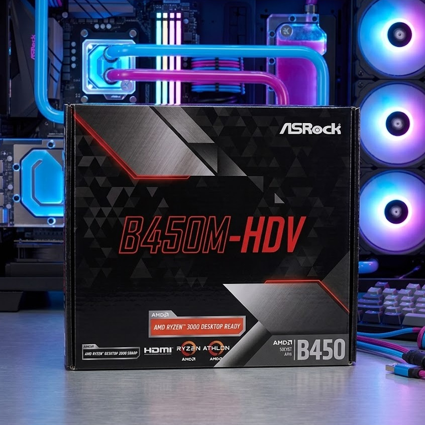 MOTHERBOARD ASROCK B450M-HDV
