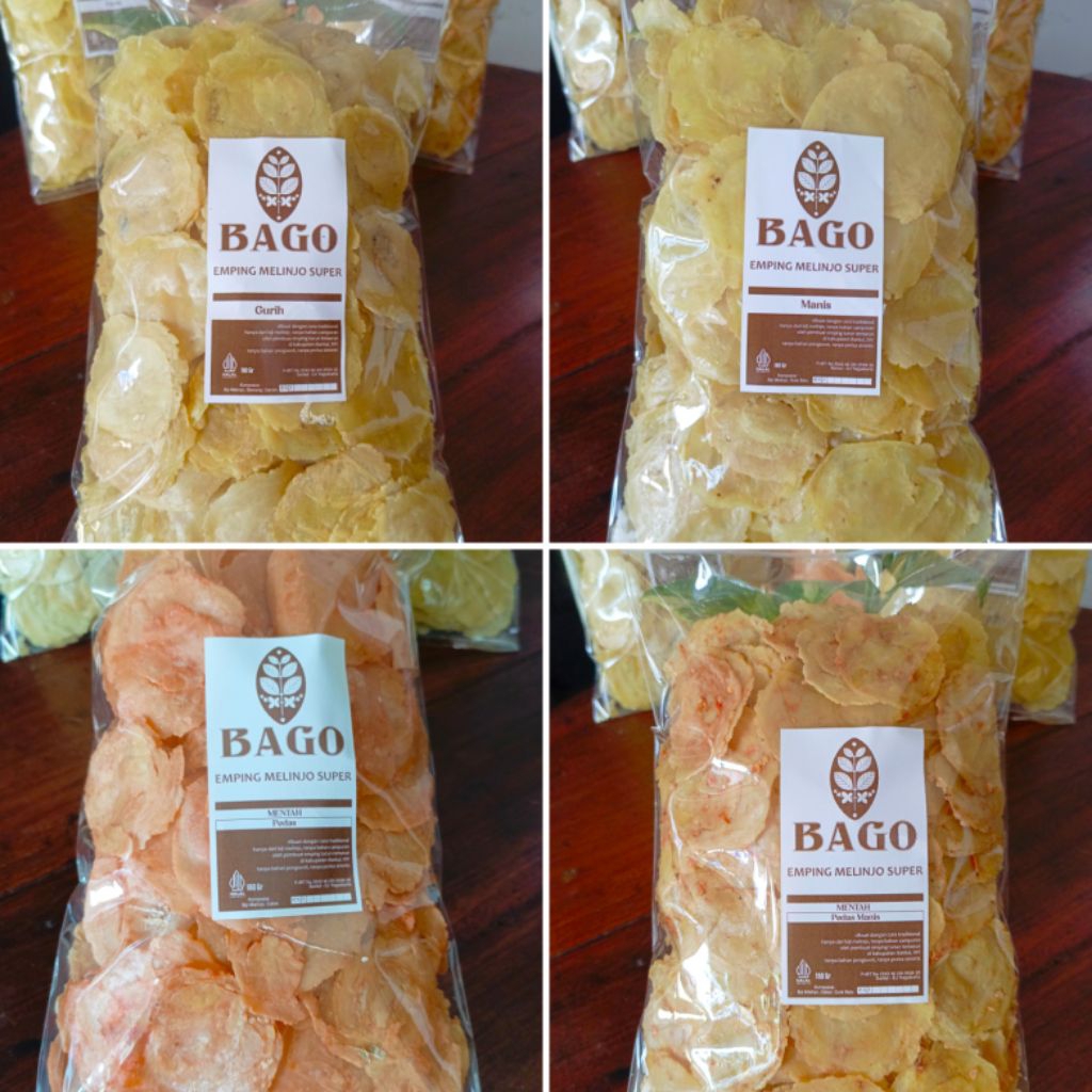 [500 Gram]EMPING MELINJO RASA MENTAH SUPER - GURIH, PEDAS MANIS, PEDAS, MANIS - ASLI BANTUL JOGJA