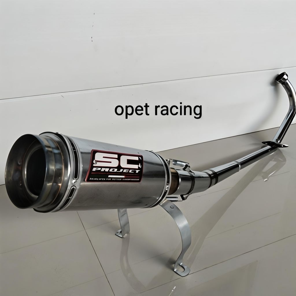 Kenalpot racing SC PROJECT satria Fu karbu satria Fu injeksi Jupiter MX old Jupiter MX new/135