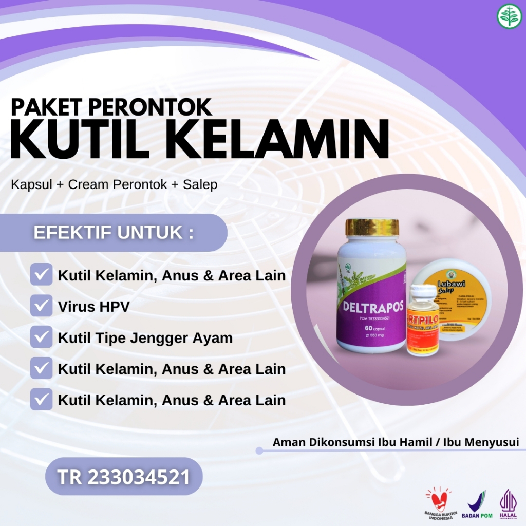 Salep Perontok Kutil Kelamin Pria / Wanita [DELTRAPOS + WARTPILO + SALEP]
