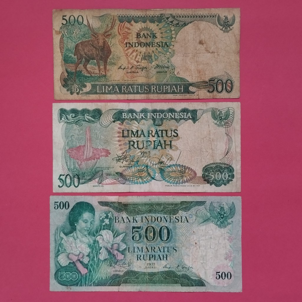 Uang Kuno Kertas Rp 500 UK 040