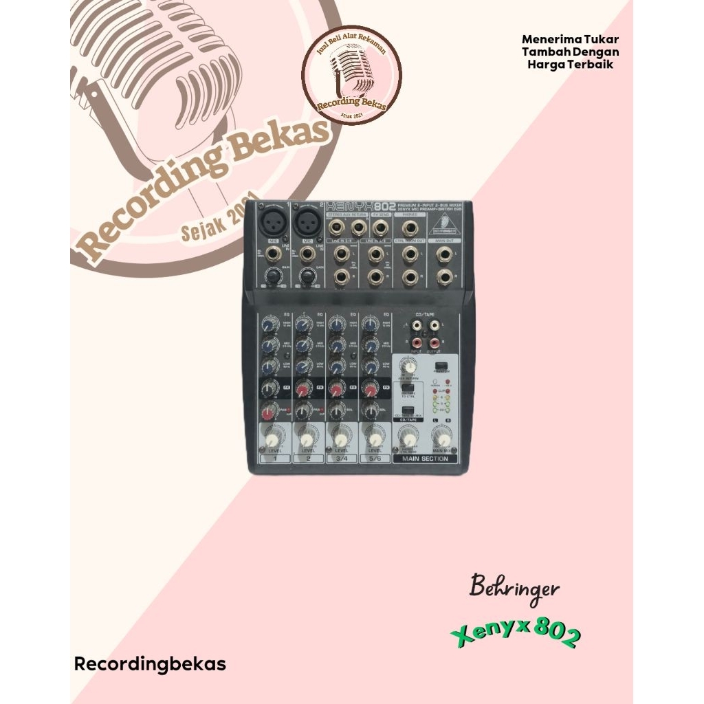 Mixer Behringer Xenyx 802