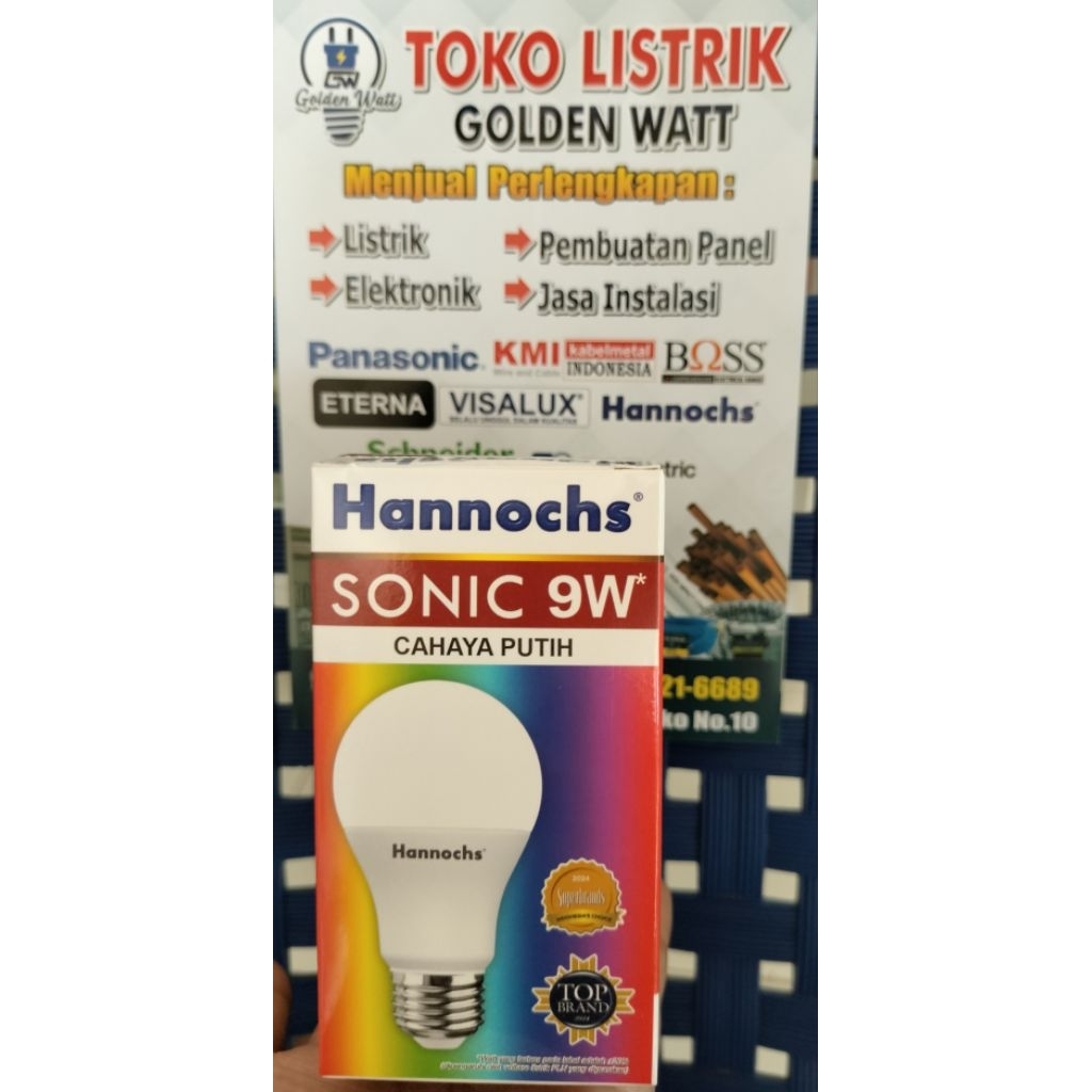 Hannochs Sonic 9 Watt/Hannochs Sonic/Lampu Hannochs 9 Watt