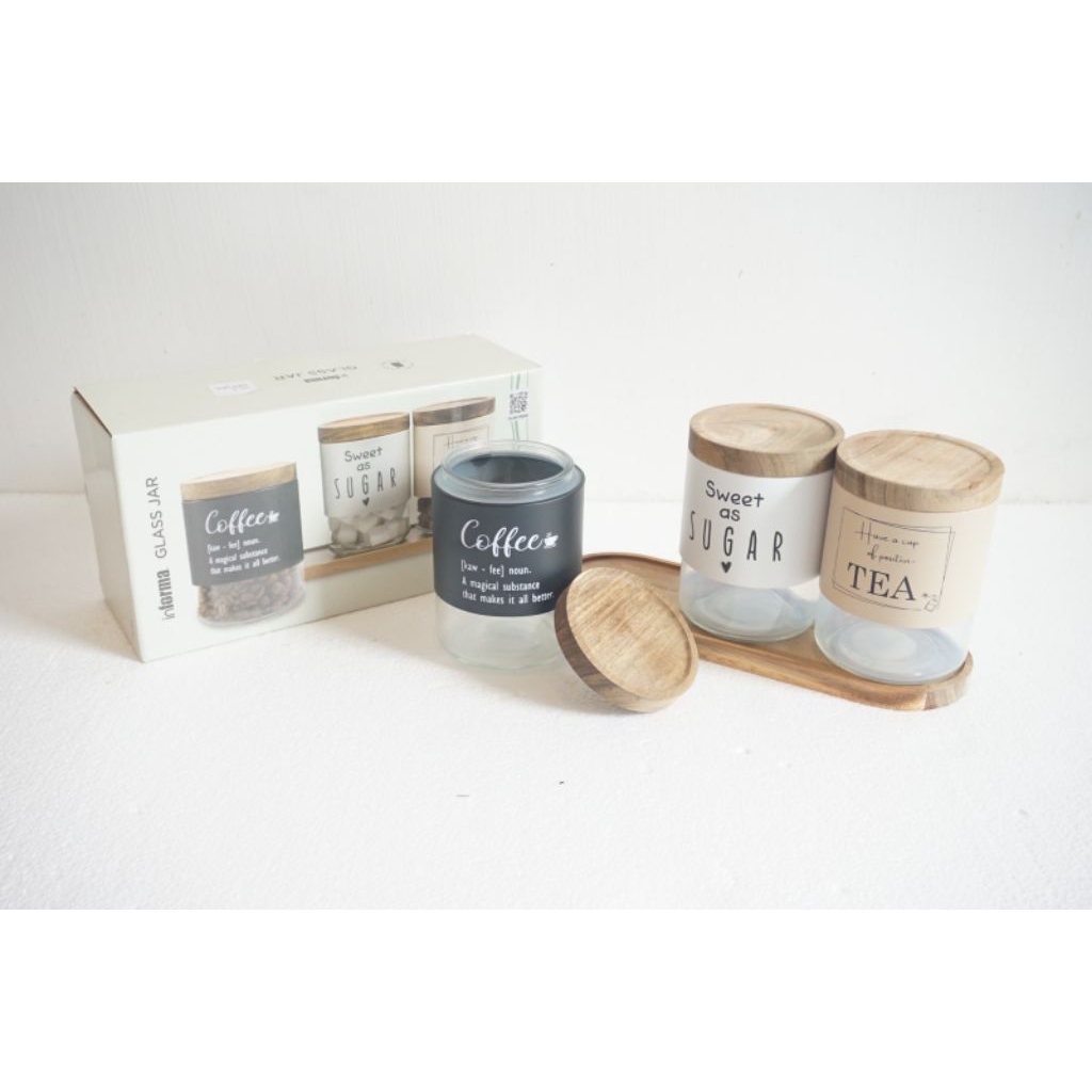 GLASS JAR BY INFORMA/GLASS JAR NATURE SERIES/TOPLES INFORMA