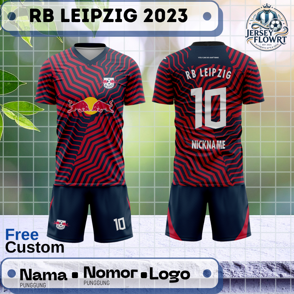 JERSEY SEPAK BOLA RB LEIPZIG AWAY 2023 FREE CUSTOM NAMA FULL PRINTING DEWASA DAN ANAK
