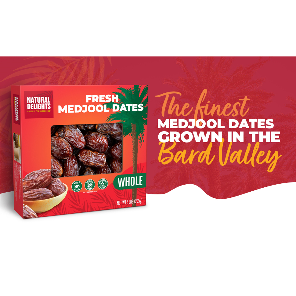 Natural Delights Kurma Medjoul Medjol Medjool Natural Delights Fresh Premium Dates 2kg 1kg Kurma Ova