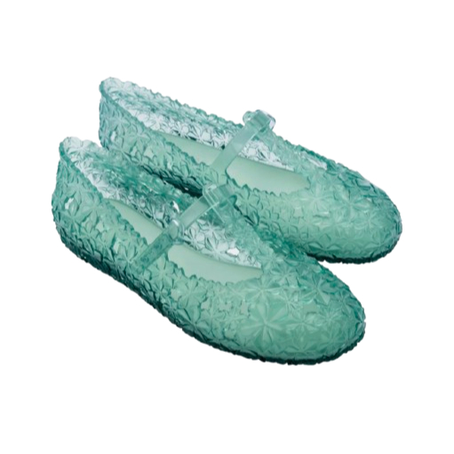 Sepatu Flat Wanita Melissa Daphnis Ballerina + Susan Fang Ad Transp Green