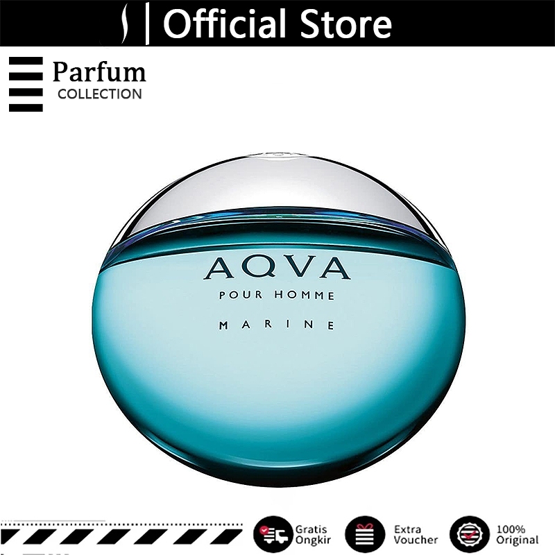 Original 100% Bvlgari Men Aqva Pour Homme Eau de Toilette/Aqva Pour Homme Marine EDT 100ml