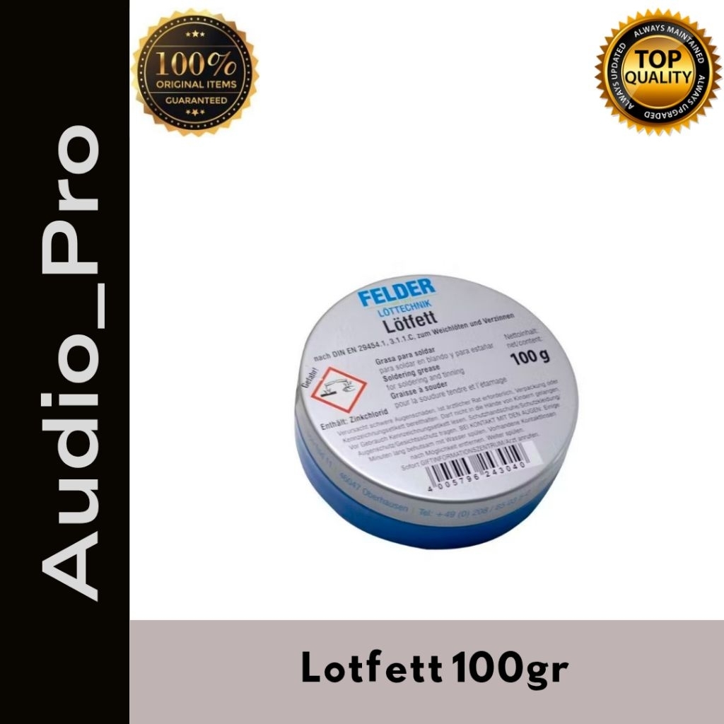 Pasta Solder Lotfett 100gr / Solder Pasta Lotfett 100gr Minyak Solder 100gr