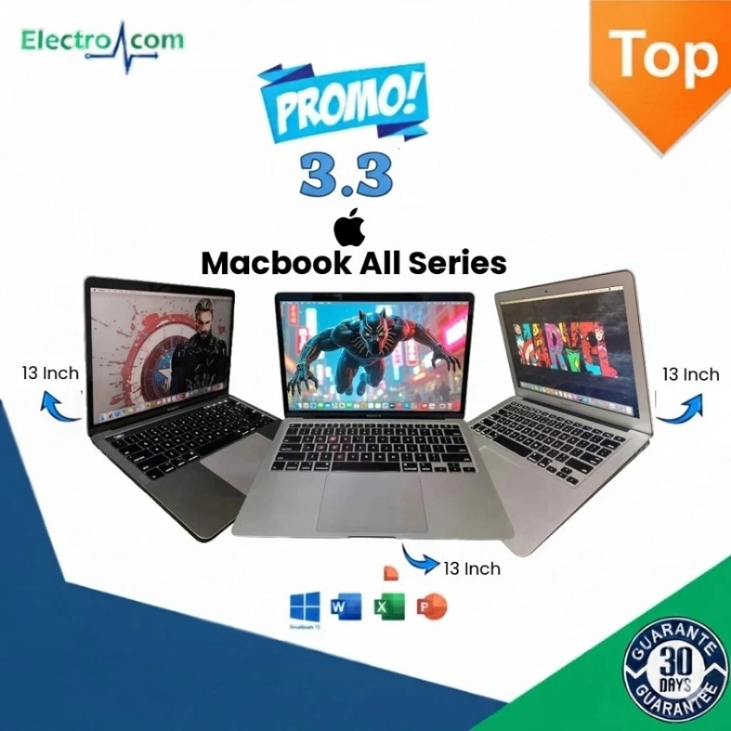[PROMO] Macbook Pro / Air 2020 2019 2017 2015 Retina 13Inch Quad Core / Intel Core i7 i5 i3 - 8/512 