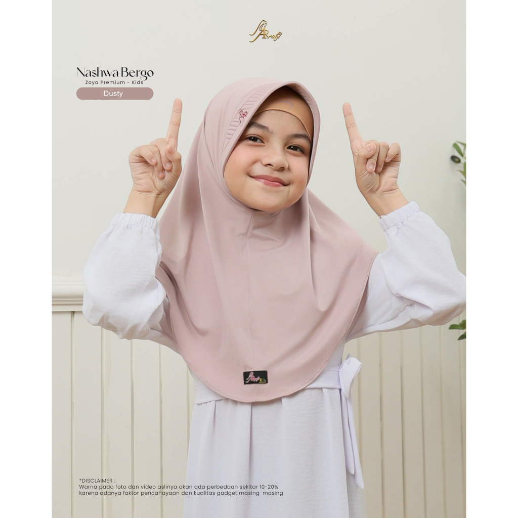 NASHWA HIJAB KIDS. HIJAB ANAK. KERUDUNG ANAK SEKOLAH. ARRAFI KIDS. KERUDUNG SEKOLAH ARRAFI. KERUDUNG