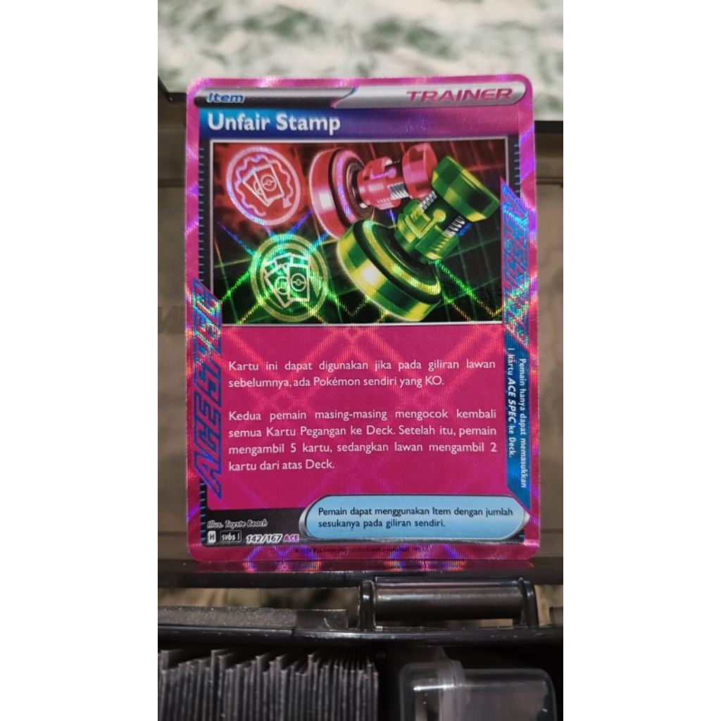 kartu Pokemon - Unfair Stamp Ace Indonesia