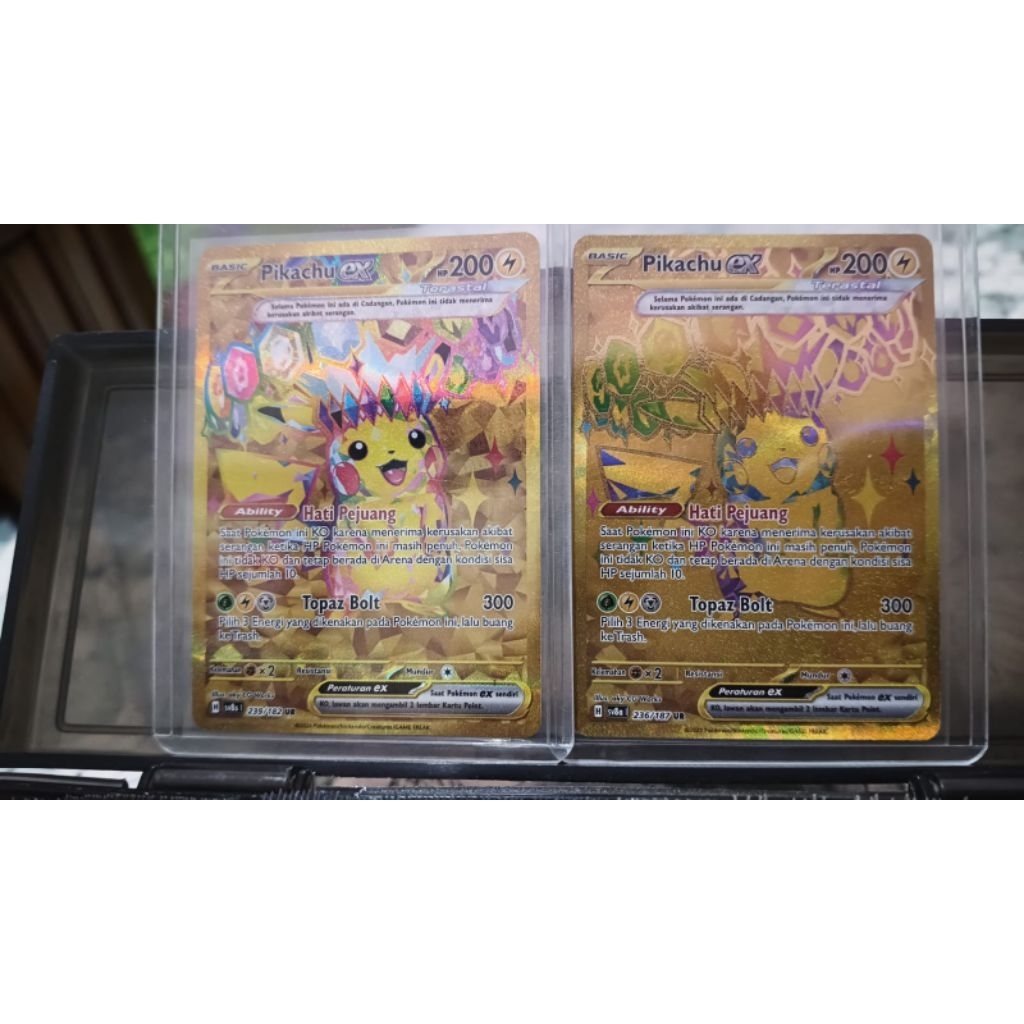 kartu Pokemon - Set Pikachu ex UR