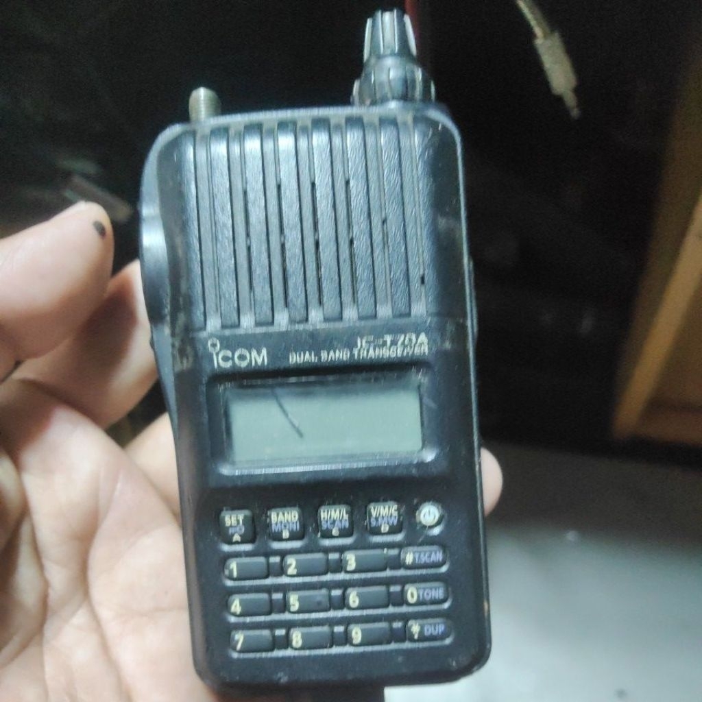 HT ICOM IC-T70A HT DUALBAND TRANSCEIVER ICOM IC T70A