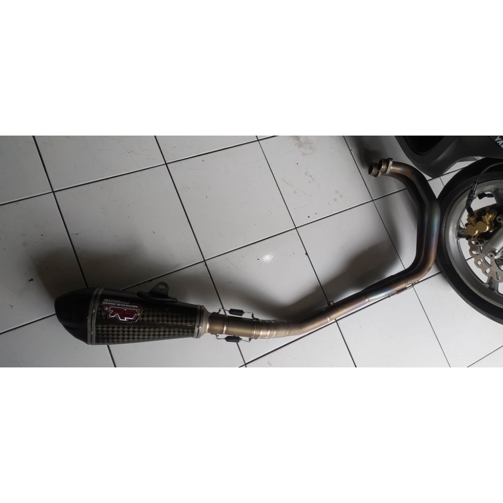 knalpot R9 austin carbon titanium MT25