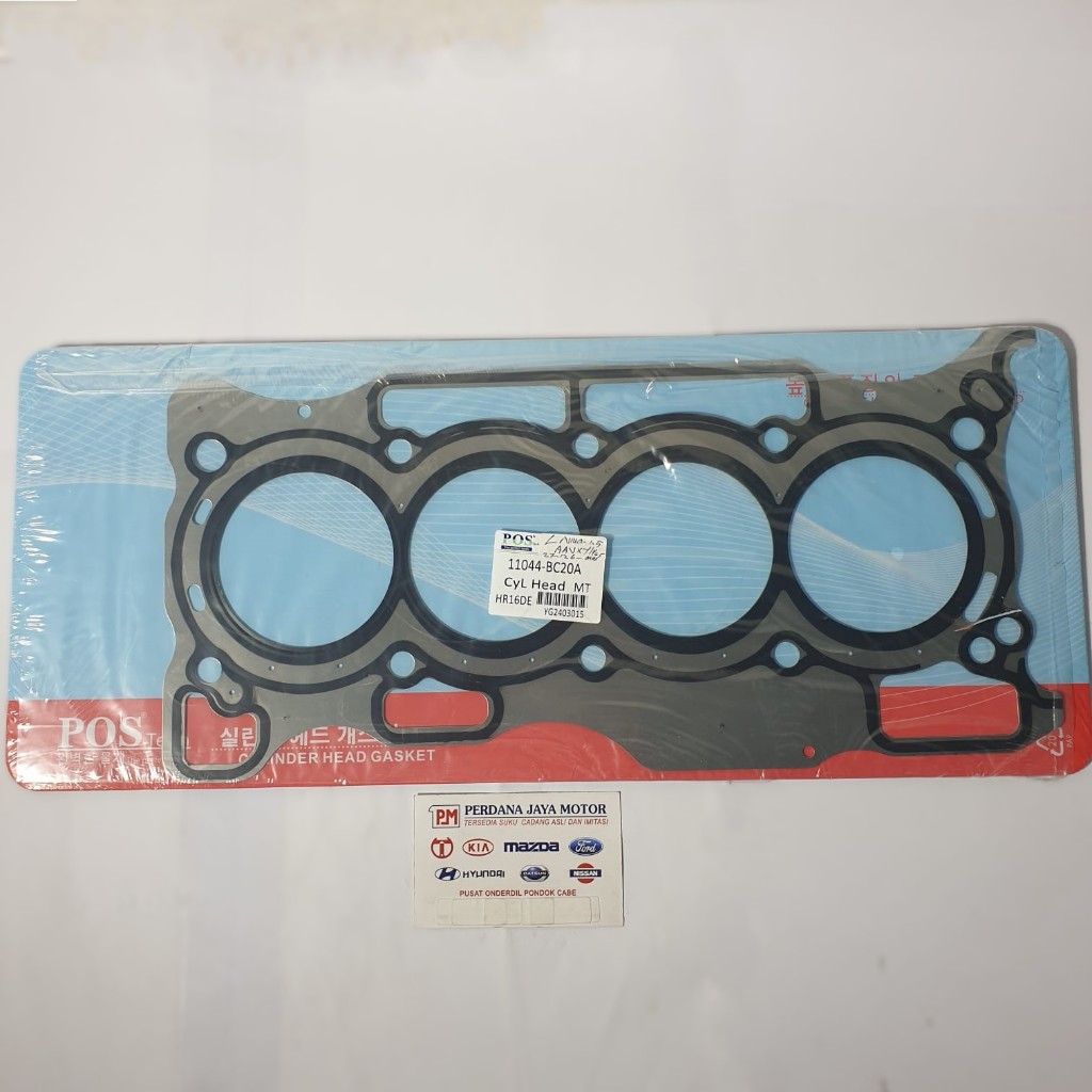 Paking Gasket Cylinder Head Nissan Livina L10 X-Gear Latio 1.5 1500 cc 1500cc Tipe Plat