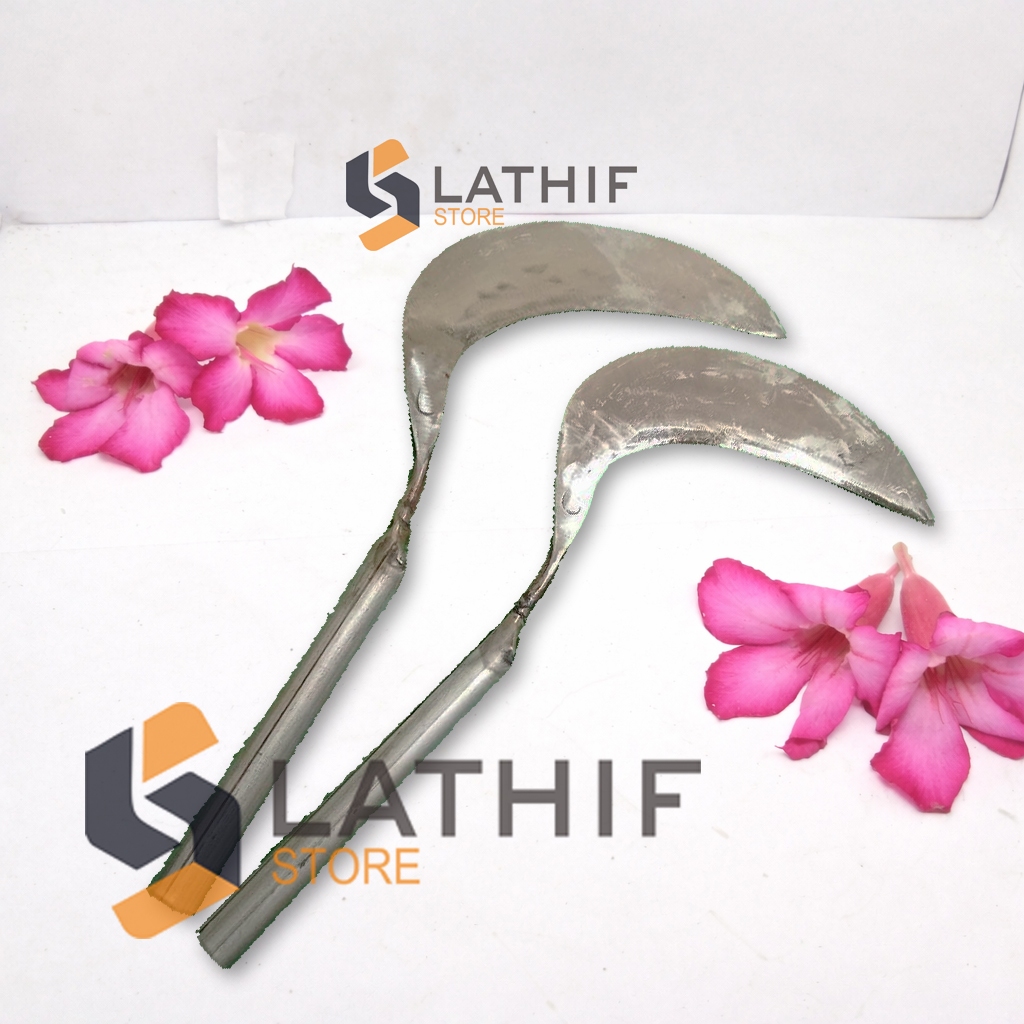 Arit Kuat dan murah gagang besi Baja sabit jawa