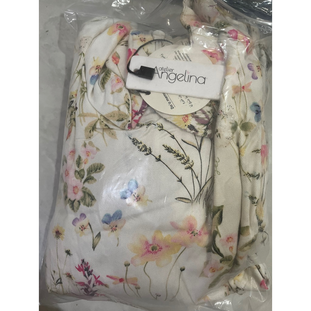 [SIAP KIRIM] LITTLE BELLA DRESS WILD FLOWER BROKEN WHITE SIZE 8-10Y BY ATELIER ANGELINA