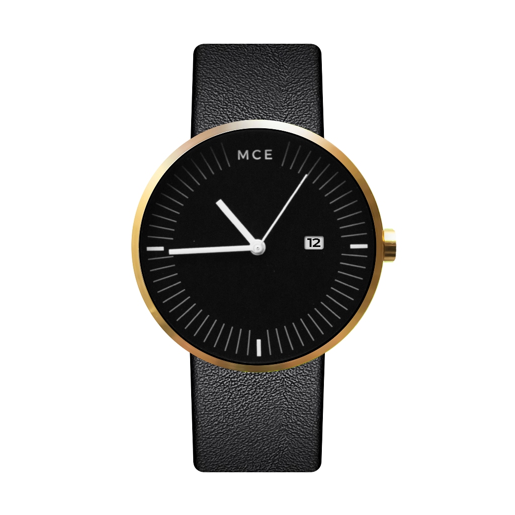 MCE Jam Tangan Pria Galahad Series Gold Black