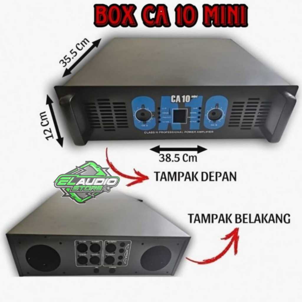 Box Power Amplifier CA 10 Mini / Bok CA10 Series Bahan Tebal