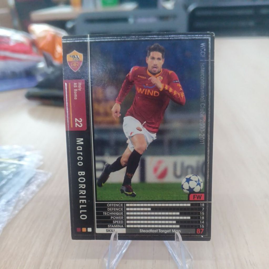 kartu bola panini wccf 2010/2011 AS Roma