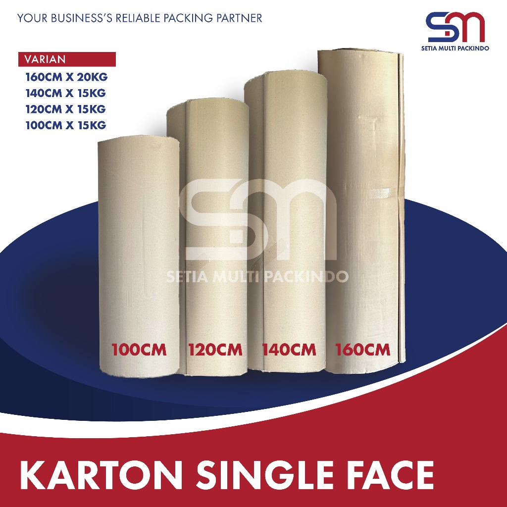 KARTON SINGLE FACE / CORRUGATED ROLL / KARTON LEMBAR PACKING