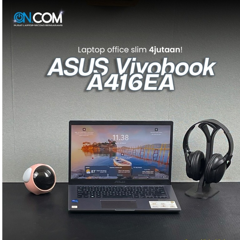 ASUS Vivobook A416EA/Intel Core i5-1135G7/RAM 4 GB/SSD 256 GB/Garansi Toko 1 Bulan