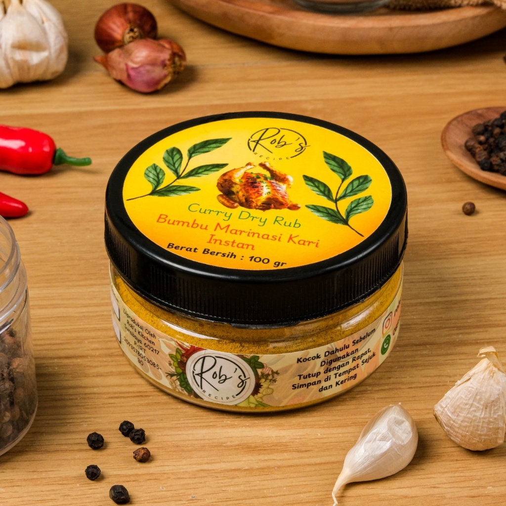 Dry Rub Bumbu Marinasi Instan Kari / Rob's Recipe Curry Dry Rub