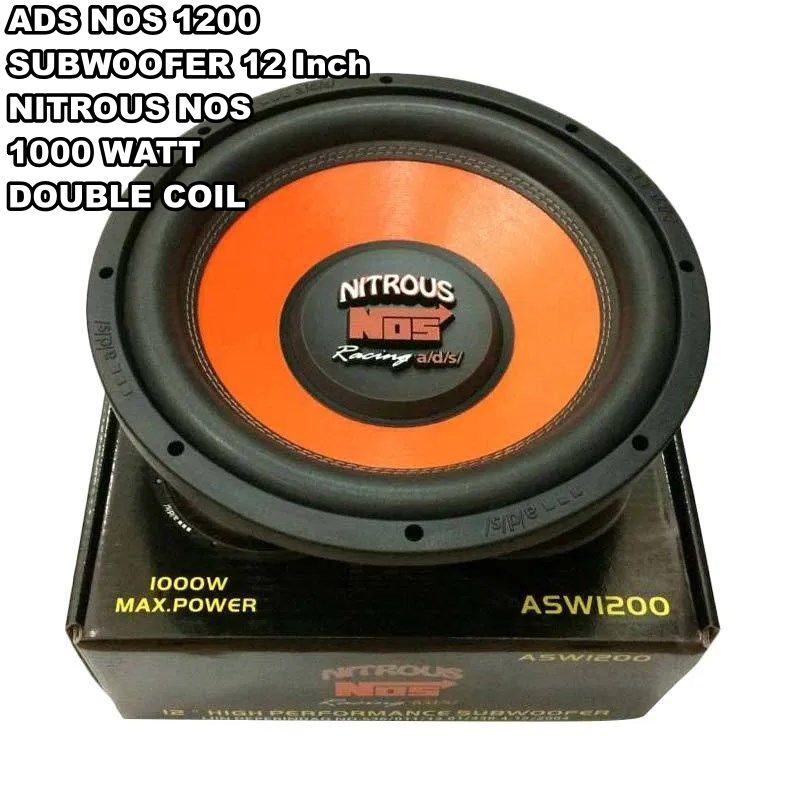 Speaker Subwoofer ADS Nos 12 inch double coil 12in ADS ASW NOS 1200 NITROUS