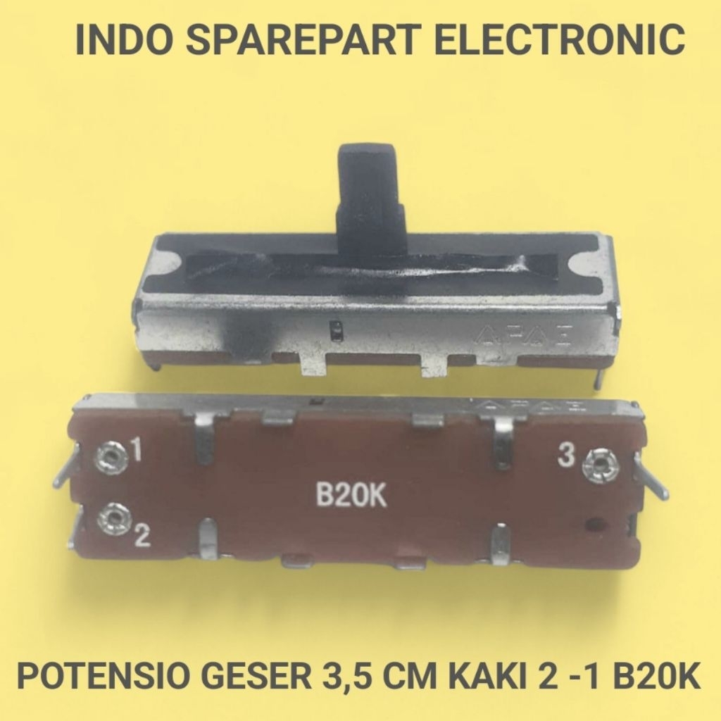 POTENSIO GESER 3,5 CM KAKI 2 -1 B20K
