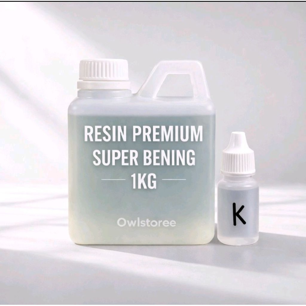 Resin Bening 1kg dan katalis