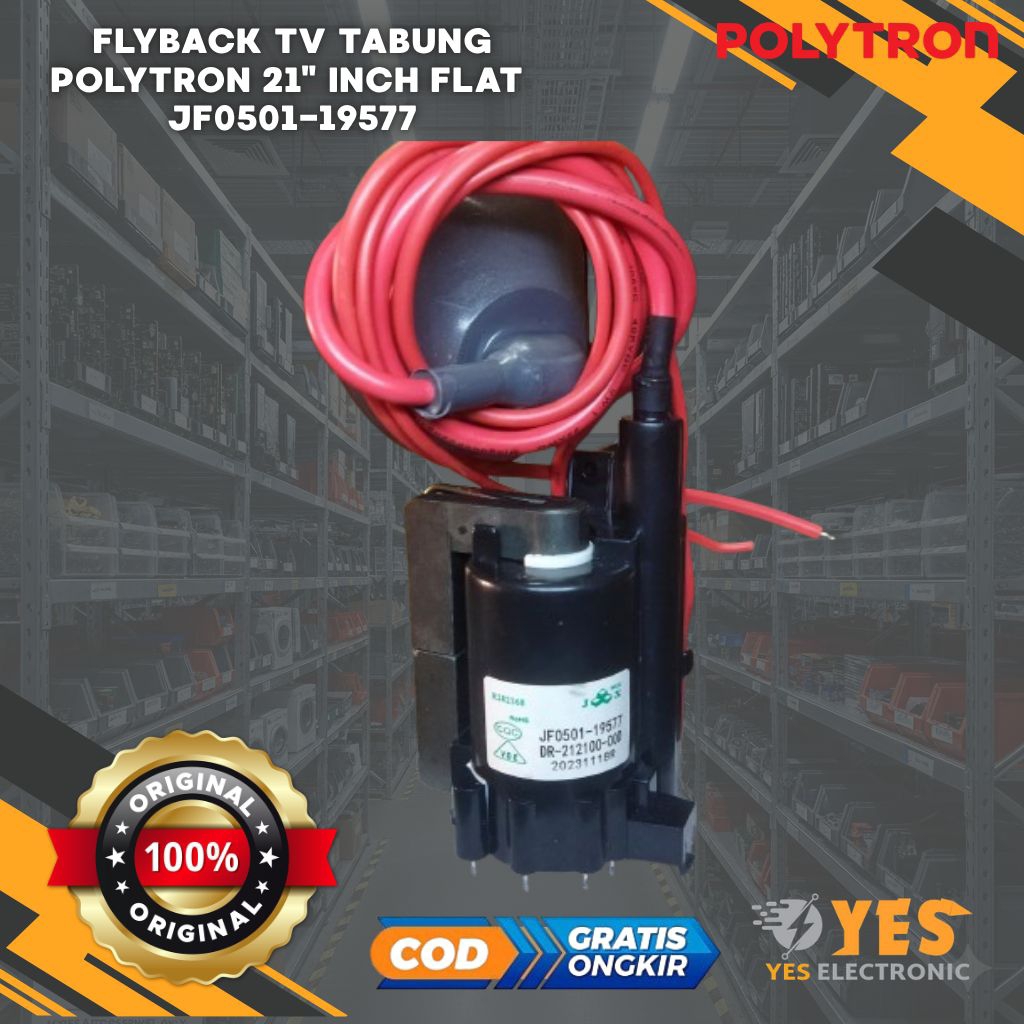 FLYBACK TV TABUNG POLYTRON 21" FLAT JF0501-19577 | PLAYBECK TV TABUNG POLYTRON FLAT 21"