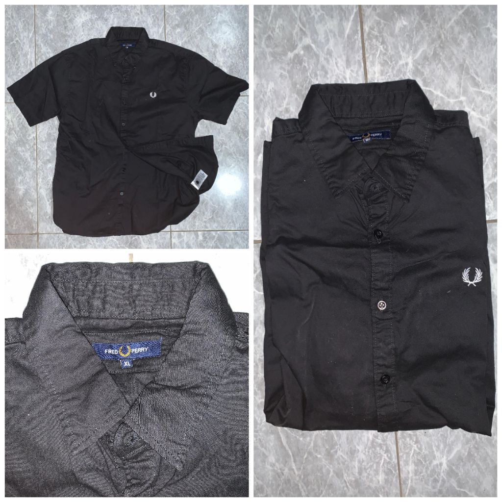 Kemeja FRED PERRY lengan pendek
