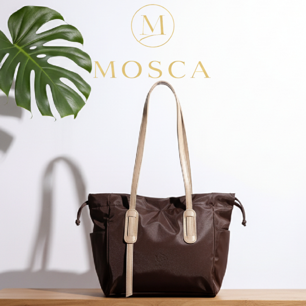 MOSCA - Sasha Bag Tas Wanita Tote Bag Medium Tas Kantor Tas Serut Kekinian Tab 11 Inch