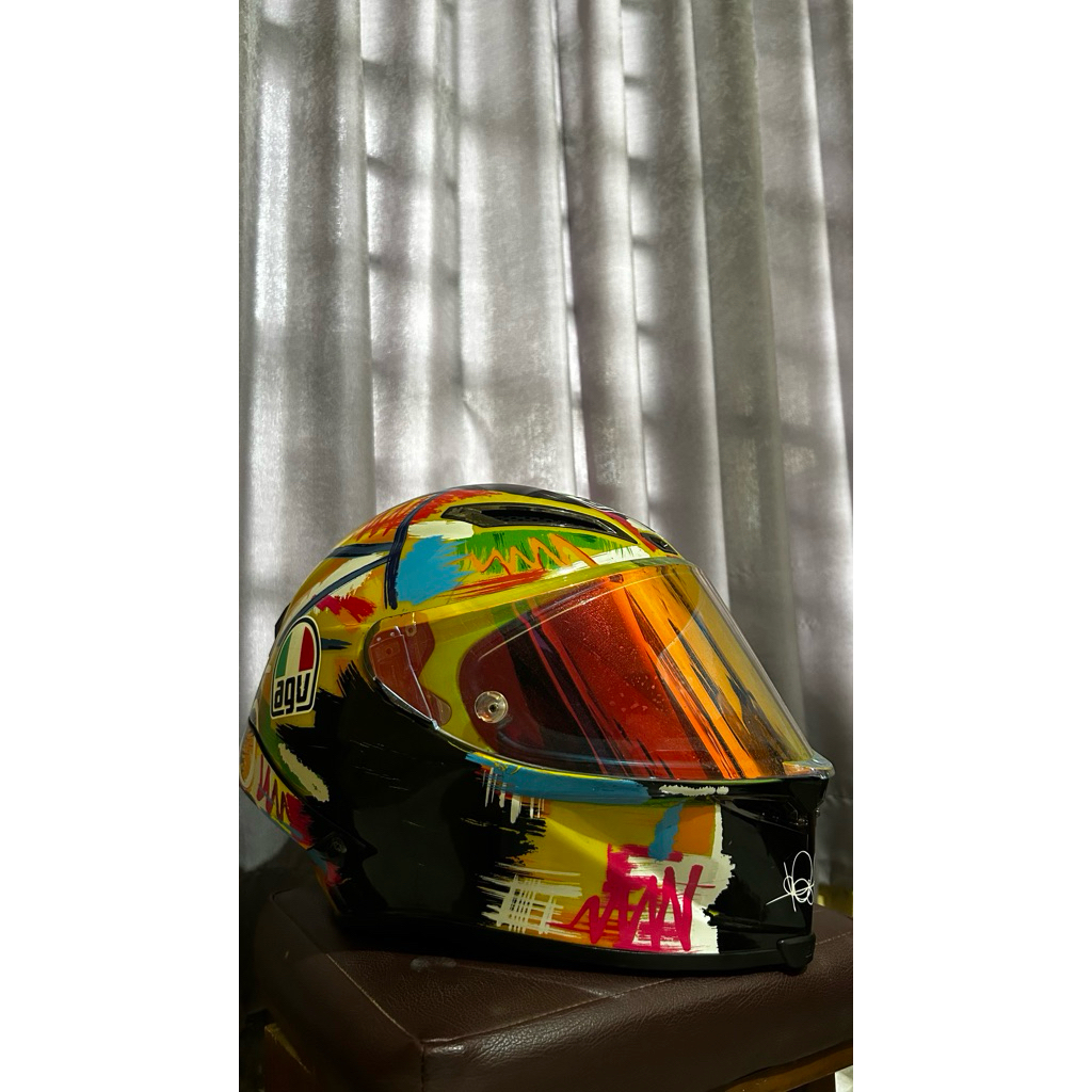 HELM AGV PISTA GP R ROSSI WINTERTEST