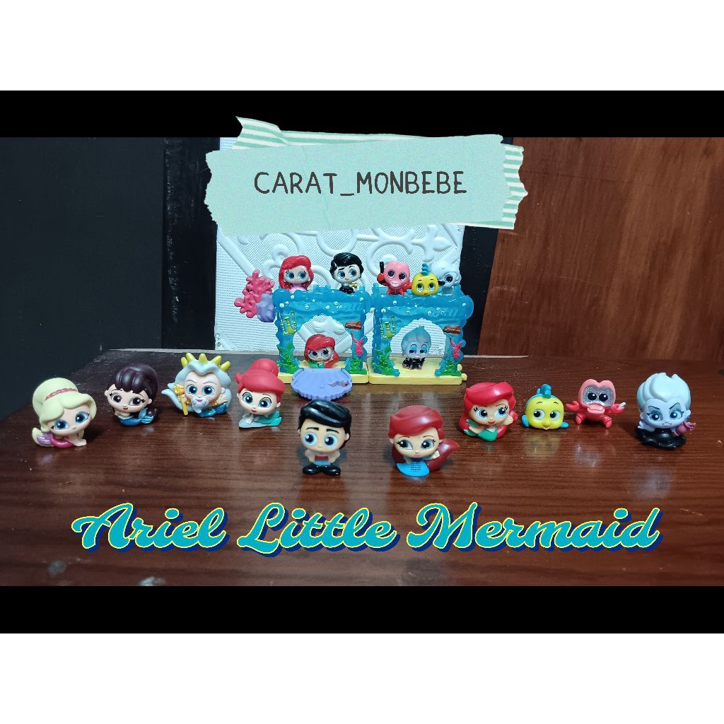 Disney Doorables Ariel Little Mermaid SET