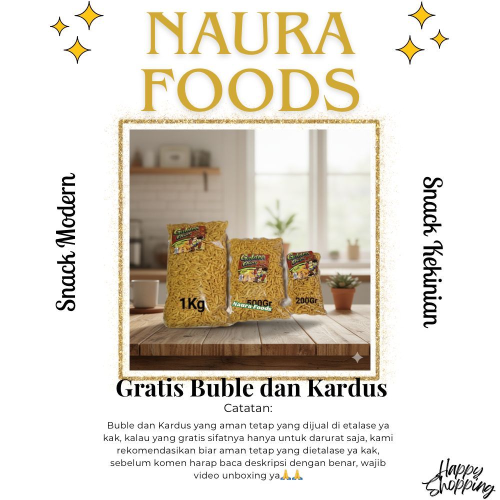 Golden Chips / Potato Chips Jajanan Jadul Jaman SD Repack