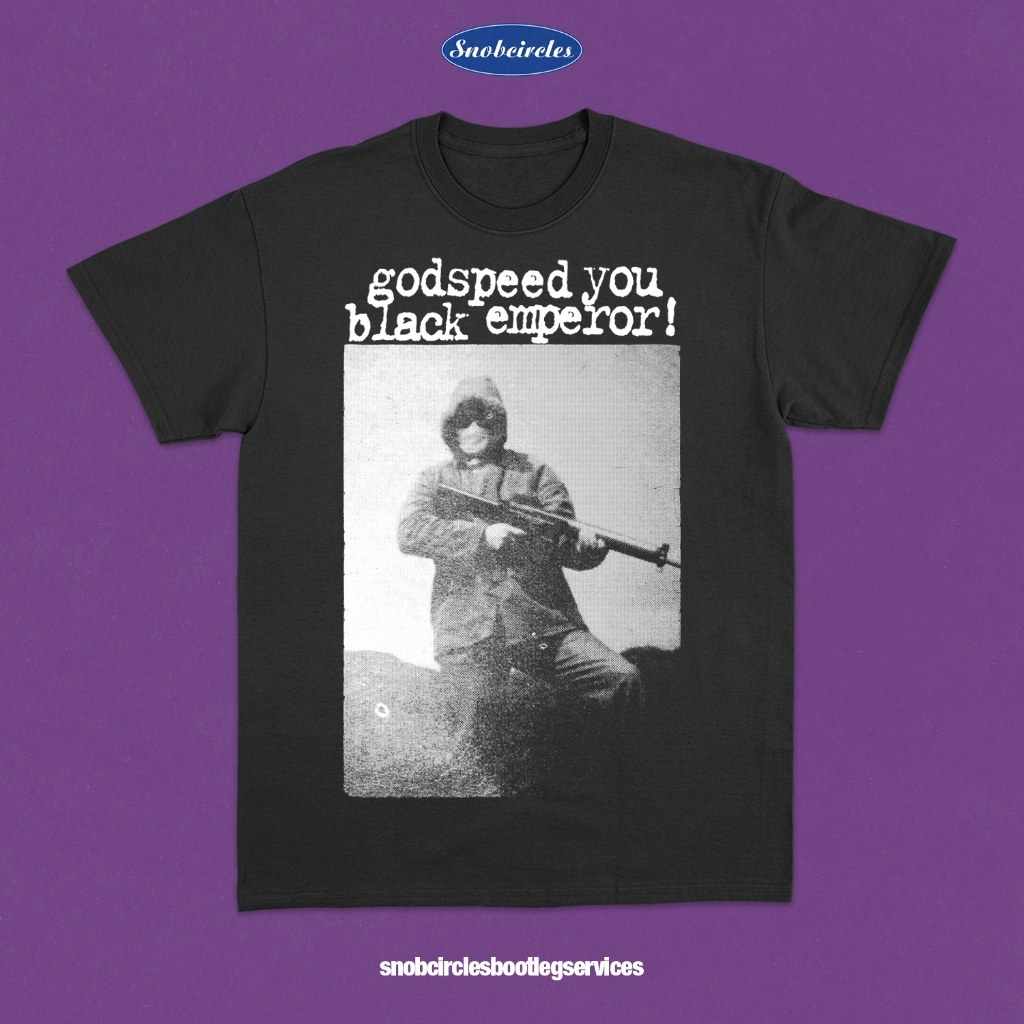 Kaos Band GODSPEED YOU BLACK EMPEROR - IRA GUERILLA ARMY T-Shirt