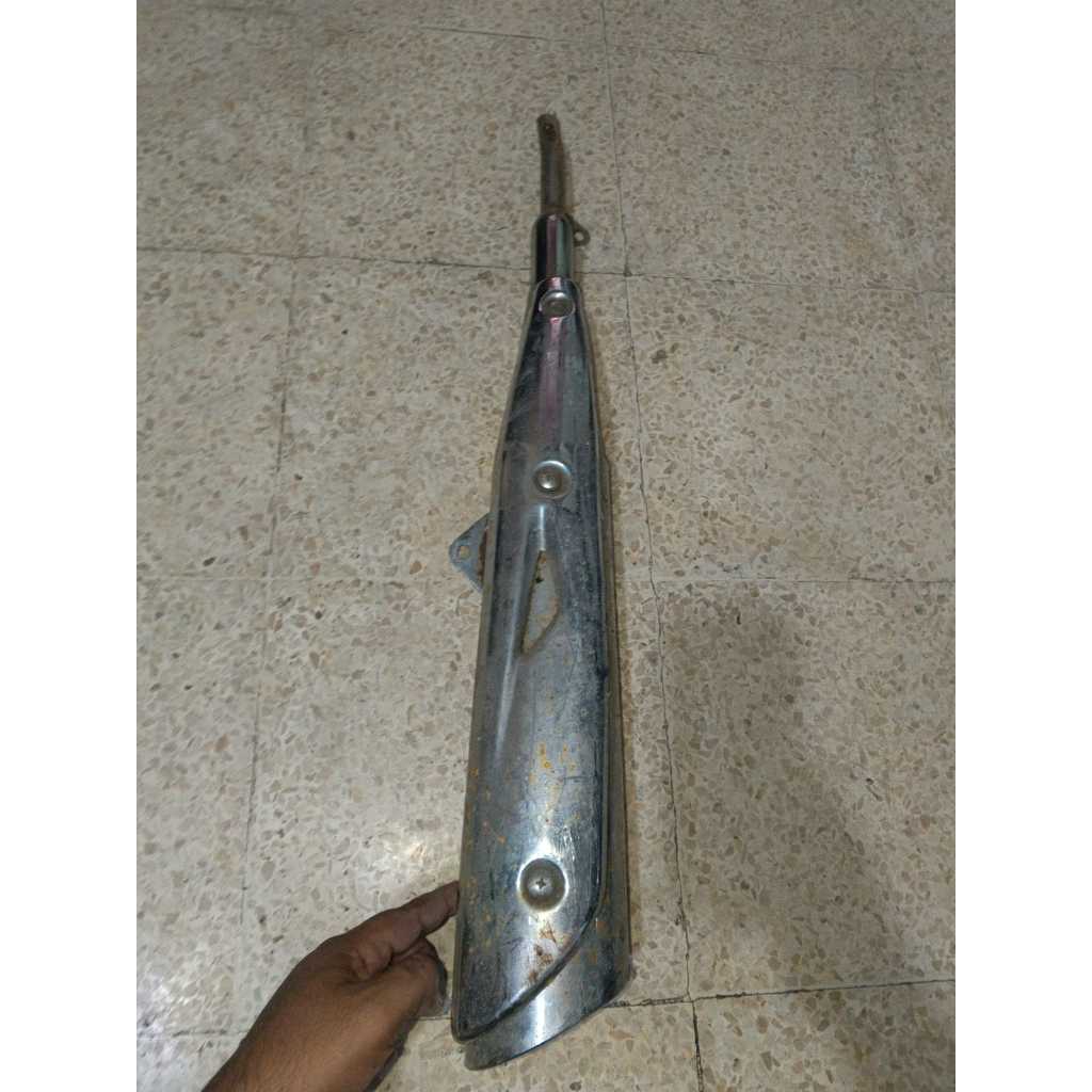 Silincer Knalpot Honda Kharisma Supra X 125 ( ada bagian yg berkarat ) Ori Copotan