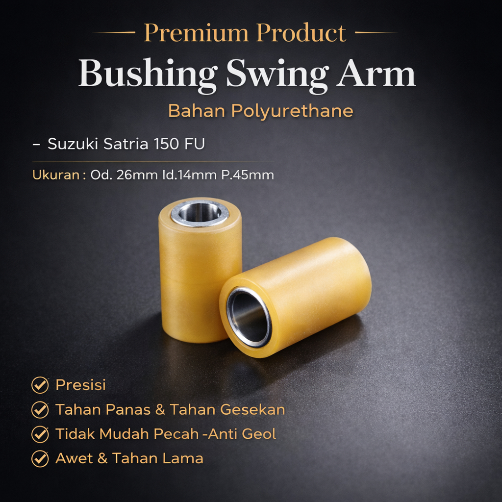 Bosh Arm Satria Fu Karbu Injeksi Bushing Arm Satria Bahan Polyurethane Pnp Arm Original