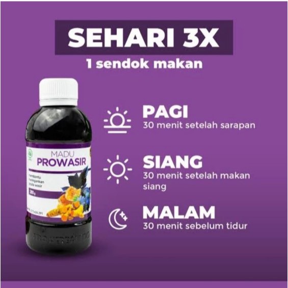 Madu Wasir Prowasir Obat Herbal Ambeien Alami BPOM