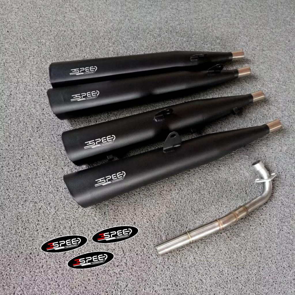 Knalpot Model Ori Standar Racing 3speed original Untuk Motor Supra X 125 /Old/Fit Lama/Fit New/Grand