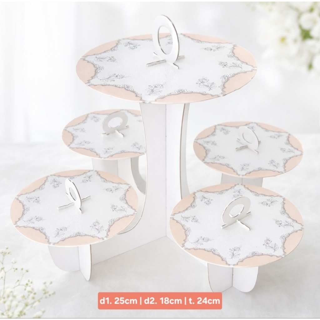 5 TRAY CUPCAKE STAND / 5 TIER CUPCAKE STAND