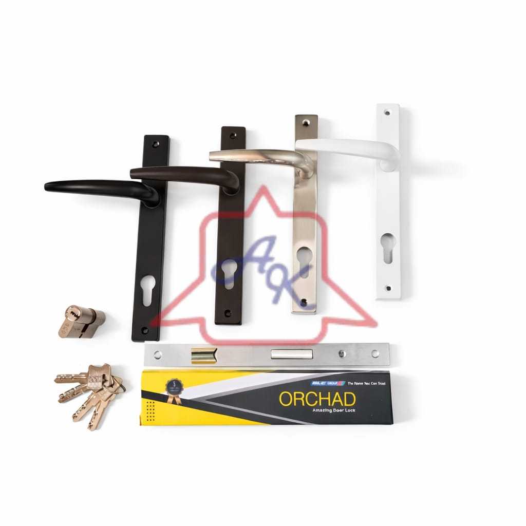 KUNCI PINTU ALUMINIUM P1 / HANDLE SLOT P1 ORCHAD/ HANDLE KUNCI PINTU ALUMINIUM