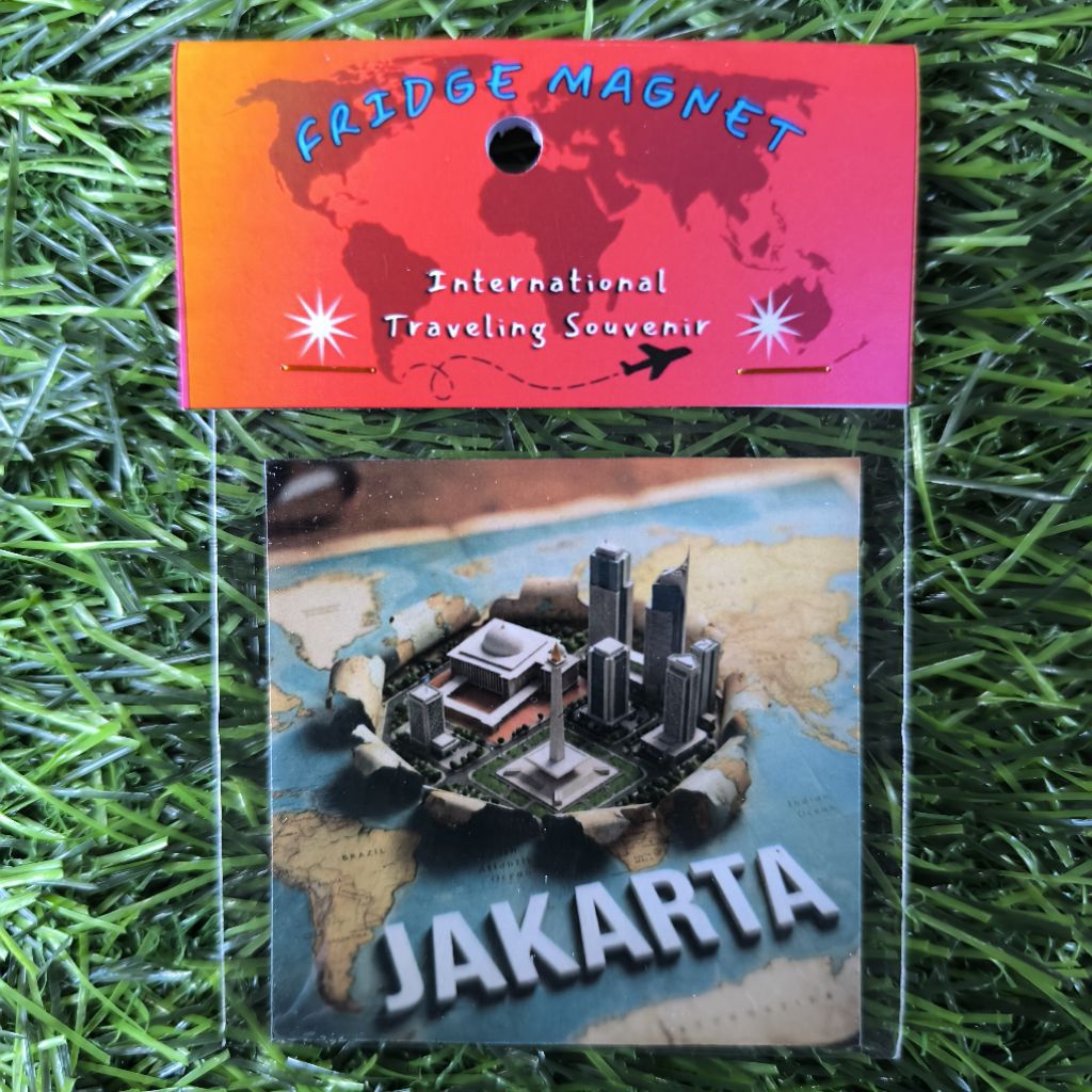 Magnet Tempelan Kulkas Jakarta – Souvenir Oleh-Oleh Jakarta