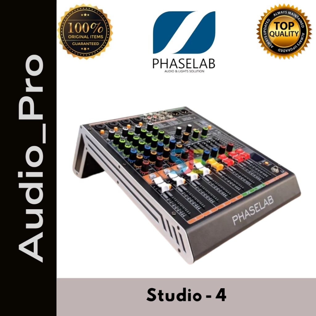 Mixer Phaselab Studio 4 / Mixer Audio 4 Channel Studio 4