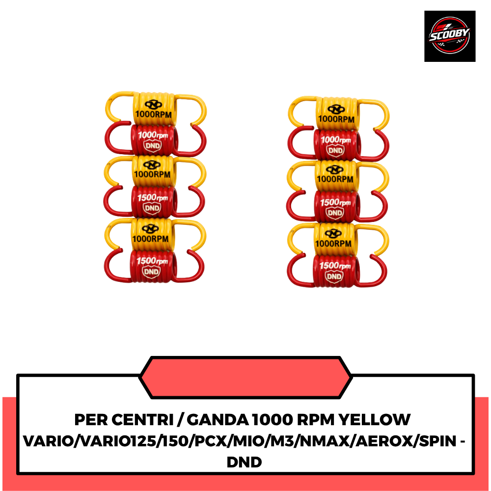 Per Sentri Per Kampas Ganda 1000 RPM Vario/Vario 125/Vario 150/PCX/Mio/M3/Aerox/Spin - DND